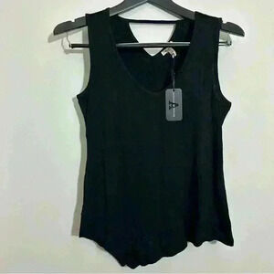 Articles Of Society Viscose Tank Top Black Womens Size XS New with tags